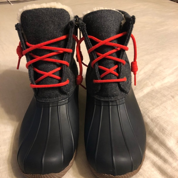 sperry flannel boots